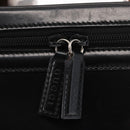 GUCCI Vanity Bamboo Hand Bag Nylon Black Silver 013 2122 2490 Auth 154411-18