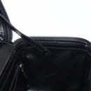 GUCCI Vanity Bamboo Hand Bag Nylon Black Silver 013 2122 2490 Auth 154411-20
