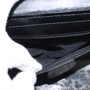 GUCCI Vanity Bamboo Hand Bag Nylon Black Silver 013 2122 2490 Auth 154411-11