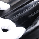 GUCCI Vanity Bamboo Hand Bag Nylon Black Silver 013 2122 2490 Auth 154411-12