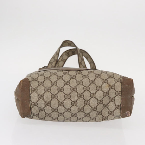 GUCCI GG Supreme Tote Bag PVC Beige 002 103 1301 Auth 154413