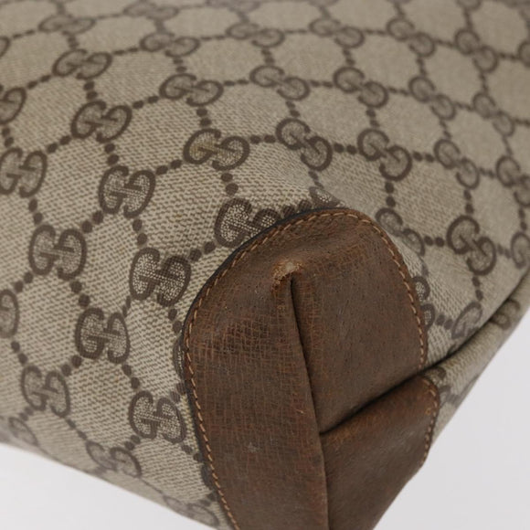 GUCCI GG Supreme Tote Bag PVC Beige 002 103 1301 Auth 154413