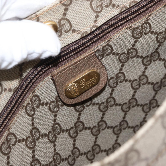 GUCCI GG Supreme Tote Bag PVC Beige 002 103 1301 Auth 154413