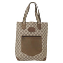 GUCCI GG Supreme Tote Bag PVC Beige 002 103 1301 Auth 154413-2