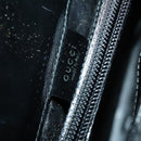 GUCCI GG Canvas Shoulder Bag Nylon Black Silver 001 3132 Auth 154414-19