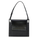 GUCCI GG Canvas Shoulder Bag Nylon Black Silver 001 3132 Auth 154414-2