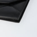 Christian Dior Shoulder Bag Leather Black gold Auth 154416-10