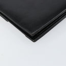 Christian Dior Shoulder Bag Leather Black gold Auth 154416-13