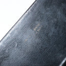 Christian Dior Shoulder Bag Leather Black gold Auth 154416-20