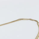 Christian Dior Shoulder Bag Leather Black gold Auth 154416-8