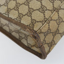 GUCCI GG Supreme Web Sherry Line Tote Bag PVC Beige Gold 010 378 Auth 154418-16
