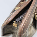 GUCCI GG Supreme Web Sherry Line Tote Bag PVC Beige Gold 010 378 Auth 154418-10