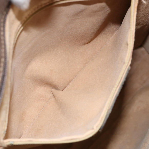 GUCCI GG Supreme Web Sherry Line Tote Bag PVC Beige Gold 010 378 Auth 154418