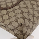 GUCCI GG Supreme Web Sherry Line Tote Bag PVC Beige Gold 002 58 6487 Auth 154419-10