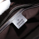 GUCCI GG Supreme Shoulder Bag PVC Beige Gold 201448 Auth 154420-17