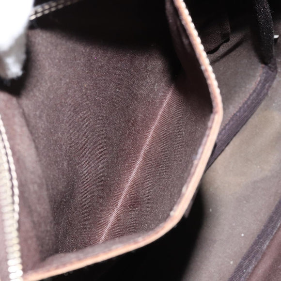 GUCCI GG Supreme Shoulder Bag PVC Beige Gold 201448 Auth 154420