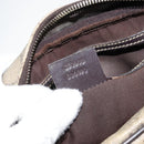 GUCCI GG Supreme Shoulder Bag PVC Beige Gold 201448 Auth 154420-23