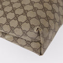 GUCCI GG Supreme Web Sherry Line Tote Bag PVC Beige 41 004 4465 Auth 154422-12