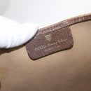 GUCCI GG Supreme Web Sherry Line Tote Bag PVC Beige 41 004 4465 Auth 154422-15