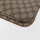 GUCCI GG Supreme Web Sherry Line Bag PVC Beige Gold 904 02 043 Auth 154427-11