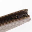 GUCCI GG Supreme Web Sherry Line Bag PVC Beige Gold 904 02 043 Auth 154427-12