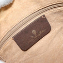 GUCCI GG Supreme Web Sherry Line Bag PVC Beige Gold 89 02 077 Auth 154428-16