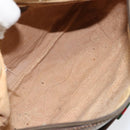 GUCCI GG Supreme Web Sherry Line Bag PVC Beige Gold 89 02 077 Auth 154428-17