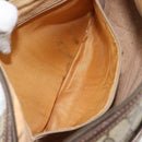 GUCCI GG Supreme Web Sherry Line Bag PVC Beige Gold 89 02 077 Auth 154428-21