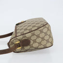 GUCCI GG Supreme Web Sherry Line Bag PVC Beige Gold 89 02 077 Auth 154428-5