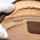 GUCCI GG Supreme Web Sherry Line Shoulder Bag PVC Beige 156 02 089 Auth 154429-21