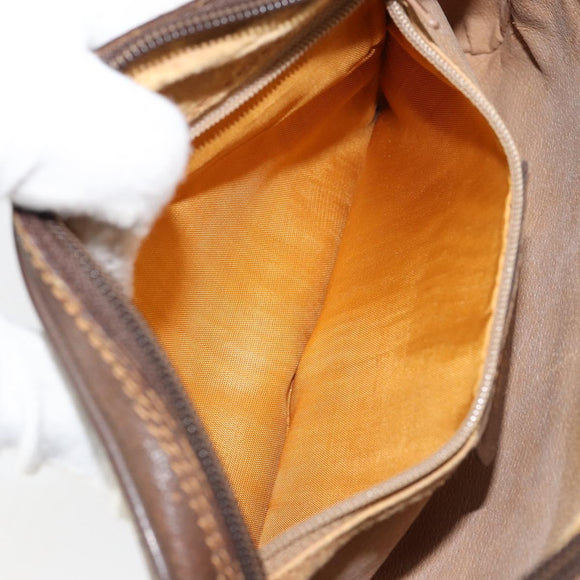 GUCCI GG Supreme Web Sherry Line Shoulder Bag PVC Beige 156 02 089 Auth 154429