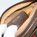 GUCCI GG Supreme Web Sherry Line Shoulder Bag PVC Beige 156 02 089 Auth 154429-24