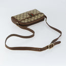 GUCCI GG Supreme Web Sherry Line Shoulder Bag PVC Beige 156 02 089 Auth 154429-7