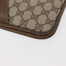 GUCCI GG Supreme Shoulder Bag PVC Beige Gold 904 02 025 Auth 154431-11