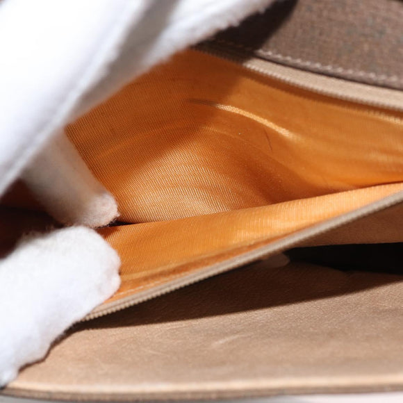 GUCCI GG Supreme Shoulder Bag PVC Beige Gold 904 02 025 Auth 154431