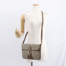 GUCCI GG Supreme Shoulder Bag PVC Beige Gold 904 02 025 Auth 154431-23