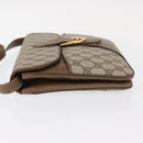 GUCCI GG Supreme Shoulder Bag PVC Beige Gold 904 02 025 Auth 154431-5