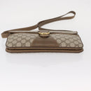 GUCCI GG Supreme Shoulder Bag PVC Beige Gold 904 02 025 Auth 154431-9