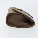 GUCCI GG Supreme Web Sherry Line Bag PVC Beige Gold 156 01 030 Auth 154433-4