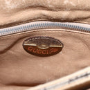 GUCCI GG Plus Supreme Shoulder Bag PVC Beige Gold Auth 154434-16