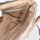 GUCCI GG Plus Supreme Shoulder Bag PVC Beige Gold Auth 154434-19