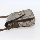 GUCCI GG Plus Supreme Shoulder Bag PVC Beige Gold Auth 154434-4