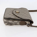 GUCCI GG Plus Supreme Shoulder Bag PVC Beige Gold Auth 154434-5