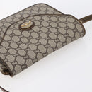 GUCCI GG Plus Supreme Shoulder Bag PVC Beige Gold Auth 154434-6