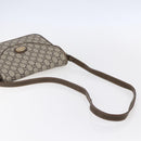 GUCCI GG Plus Supreme Shoulder Bag PVC Beige Gold Auth 154434-7