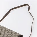 GUCCI GG Plus Supreme Shoulder Bag PVC Beige Gold Auth 154434-8