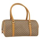 GUCCI Micro GG Supreme Hand Bag PVC Beige Gold 000 58 0040 Auth 154435-1