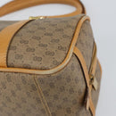 GUCCI Micro GG Supreme Hand Bag PVC Beige Gold 000 58 0040 Auth 154435-12