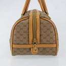 GUCCI Micro GG Supreme Hand Bag PVC Beige Gold 000 58 0040 Auth 154435-5