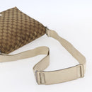 GUCCI GG Canvas Shoulder Bag Beige Silver 146236 Auth 154436-7